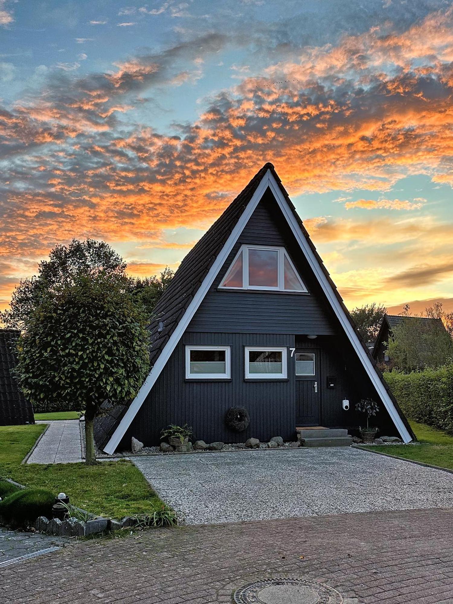 Nur-Dach-Haus Am Alfsee Rieste Экстерьер фото