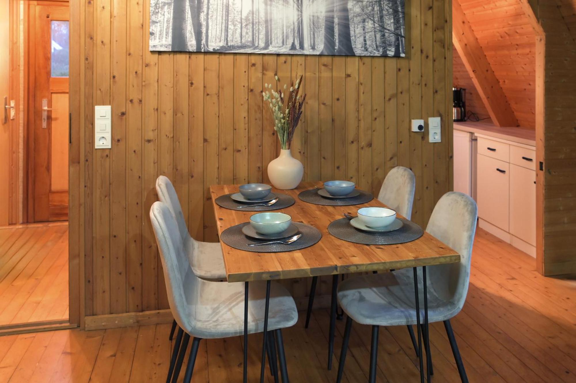 Nur-Dach-Haus Am Alfsee Rieste Экстерьер фото