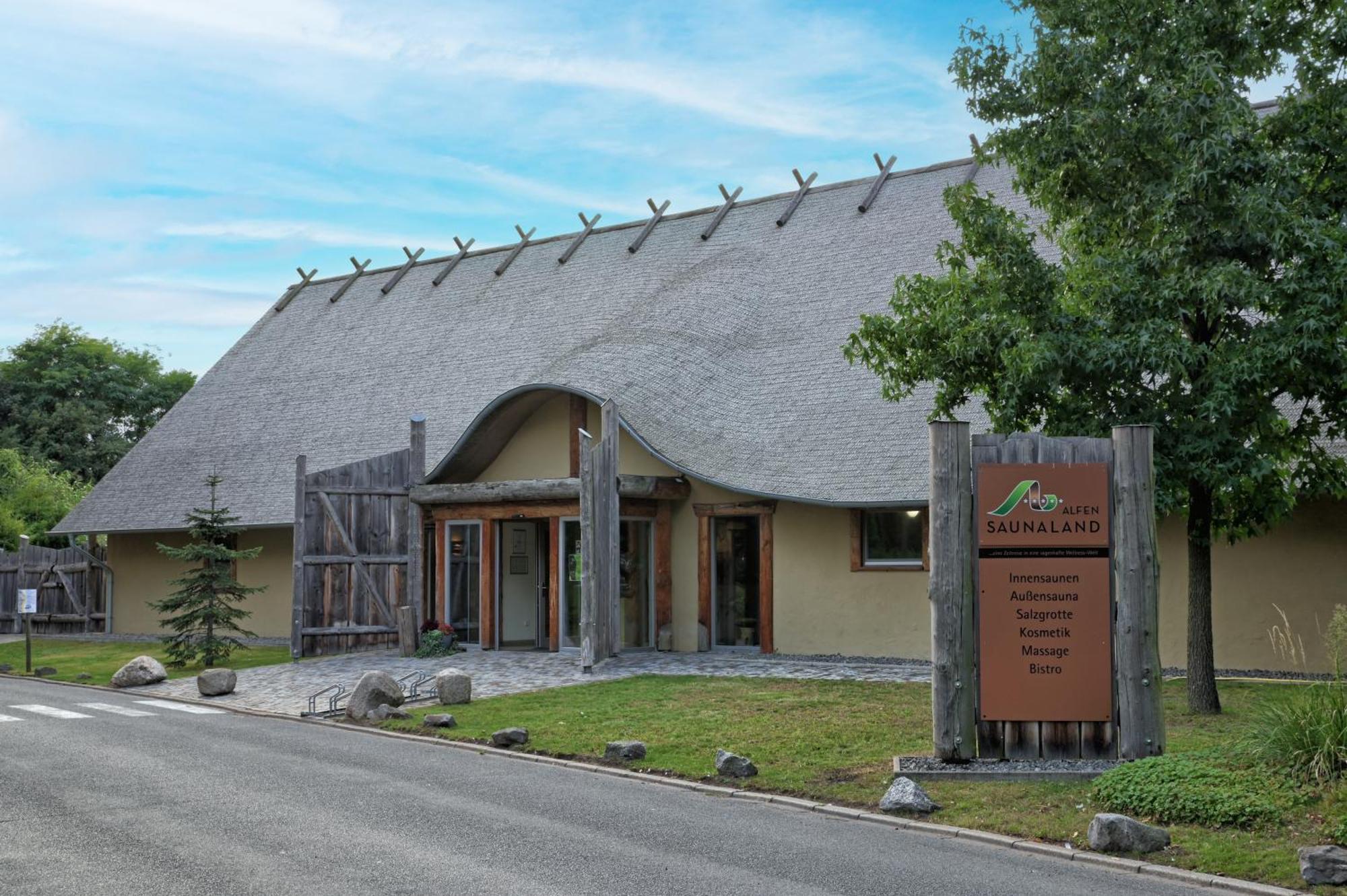 Nur-Dach-Haus Am Alfsee Rieste Экстерьер фото